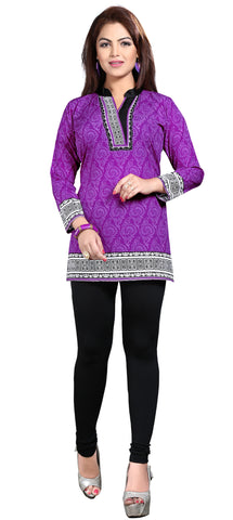 Short Kurtis for women  Traditional Indian Kurti Blouse – Maple Clothing  Inc – Maple Clothing Inc.